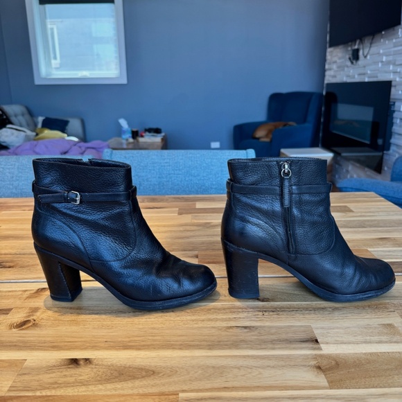 Proenza Schouler Black Leather Ankle Boots 40 - Picture 1 of 7